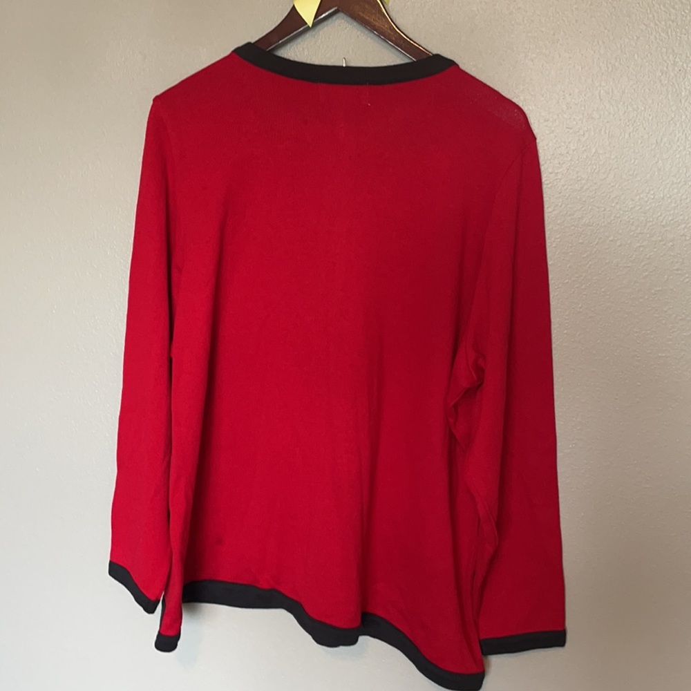 🎄C.D Daniels Embellished zip-front cardigan - Picture 6 of 7
